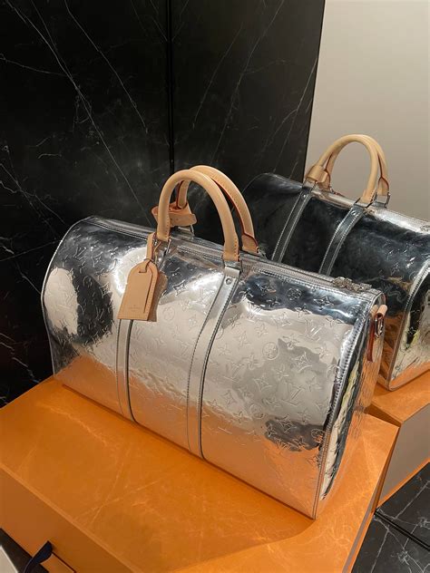 Louis Vuitton Virgil Abloh F/W 2021 Mirror Keepall 50 